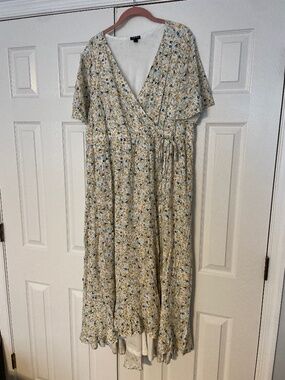 Torrid Floral Faux Wrap Dress